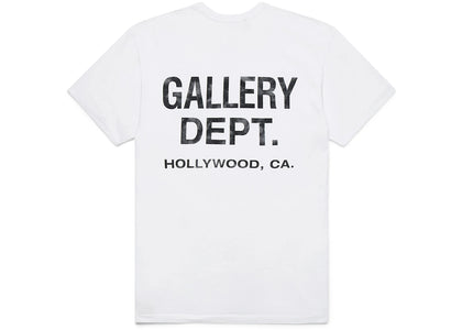 Gallery Dept. Souvenir T-Shirt White Black - authentic Gallery Dept. apparel
