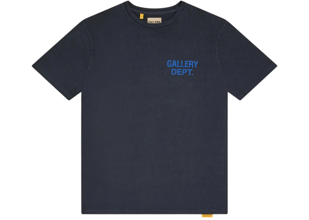 Gallery Dept. Souvenir Tee Washed Black/Blue - vue secondaire B