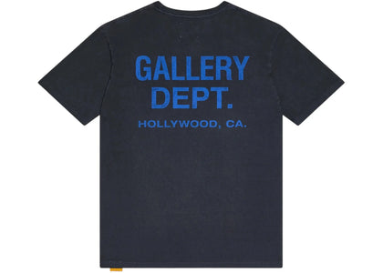 Gallery Dept. Souvenir Tee Washed Black/Blue - product view 2