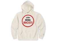 Gallery Dept. Stop Being Racist Reversible ATK Hoodie White