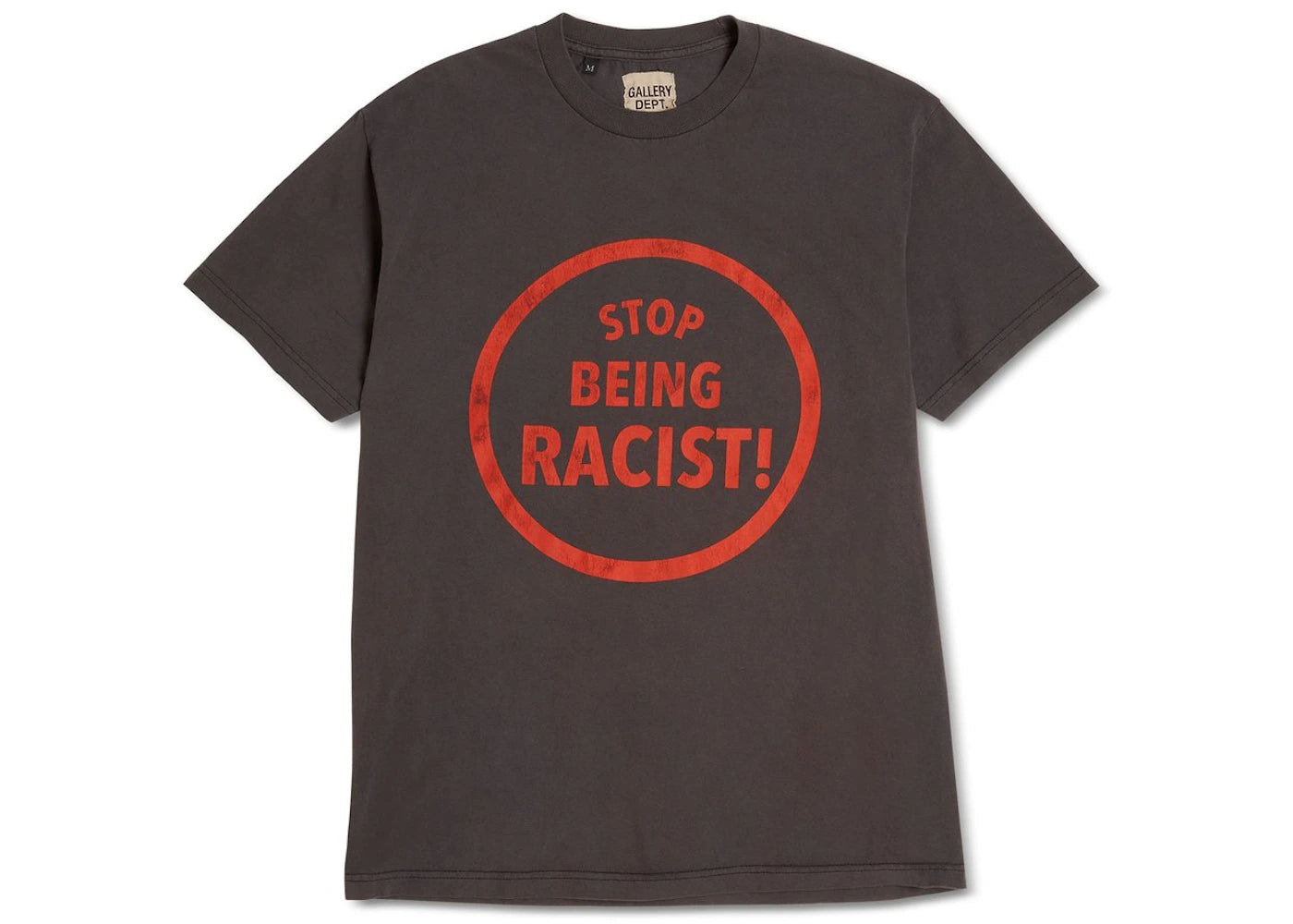 Gallery Dept. Stop Being Racist T-shirt Black - vue secondaire A