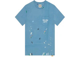 Gallery Dept. Vintage Logo Painted Tee Dusty Blue - vue 360