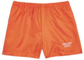 Gallery Dept. Zuma Nylon Shorts Orange - vue 360