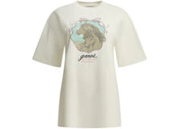 Ganni Qixi Crewneck T-shirt White