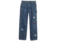 Gap Re-Issue × Sean Wotherspoon Embroidered Denim Relaxed Carpenter Jeans with Washwell Light Denim