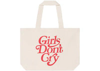 Girls Don't Cry Logo Tote Bag Natural