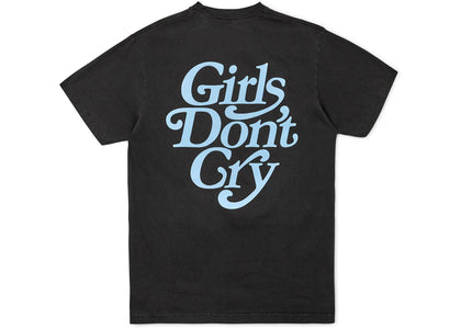 Girls Don't Cry Washed GDC Logo Tee Black/Blue - product view 2