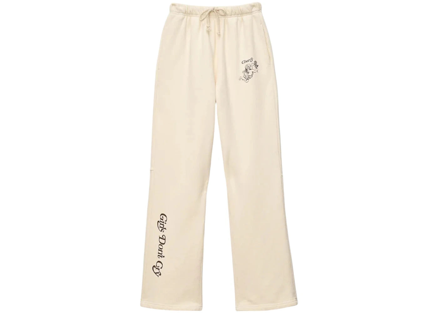 Girls Don't Cry x Cherry Angel Sweatpants Cream - vue secondaire A