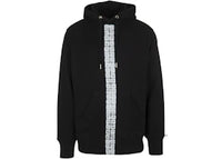 Givenchy 4G Graffiti Stripes Effect Hoodie Black/White
