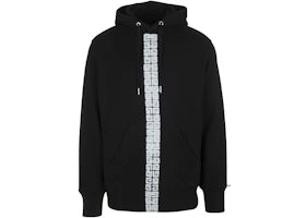 Givenchy 4G Graffiti Stripes Effect Hoodie Black/White