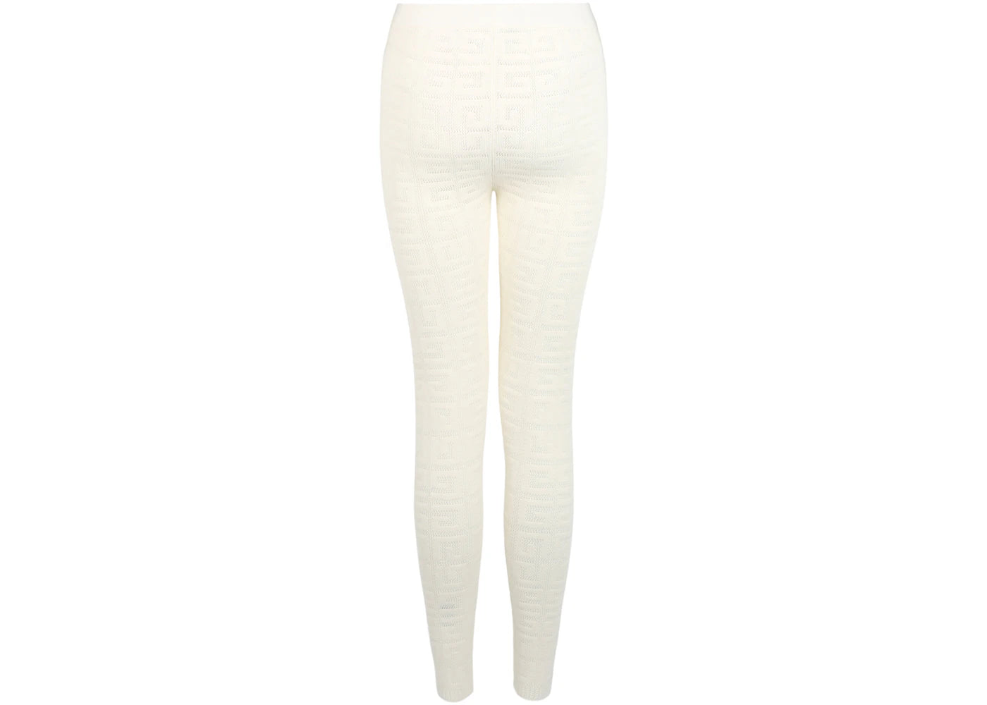 Givenchy 4G Mesh Monogram Stretch Leggings Off White - vue secondaire B