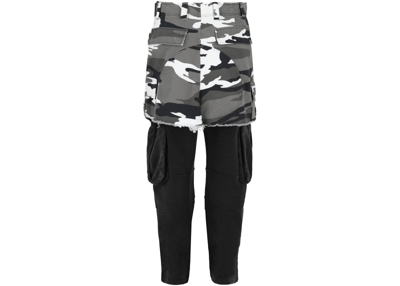 Givenchy Cargo Pants With Camo Skirt Multi - vue secondaire B