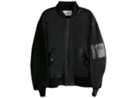 Givenchy Couture Seam Bomber Jacket Black