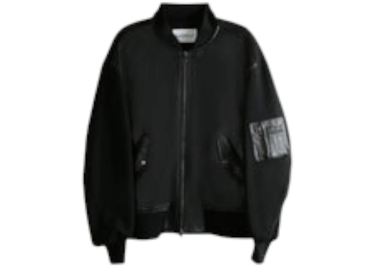 Givenchy Couture Seam Bomber Jacket Black - vue secondaire A