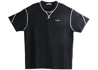 Givenchy Couture Seam Contrasted Stitch T-shirt Black