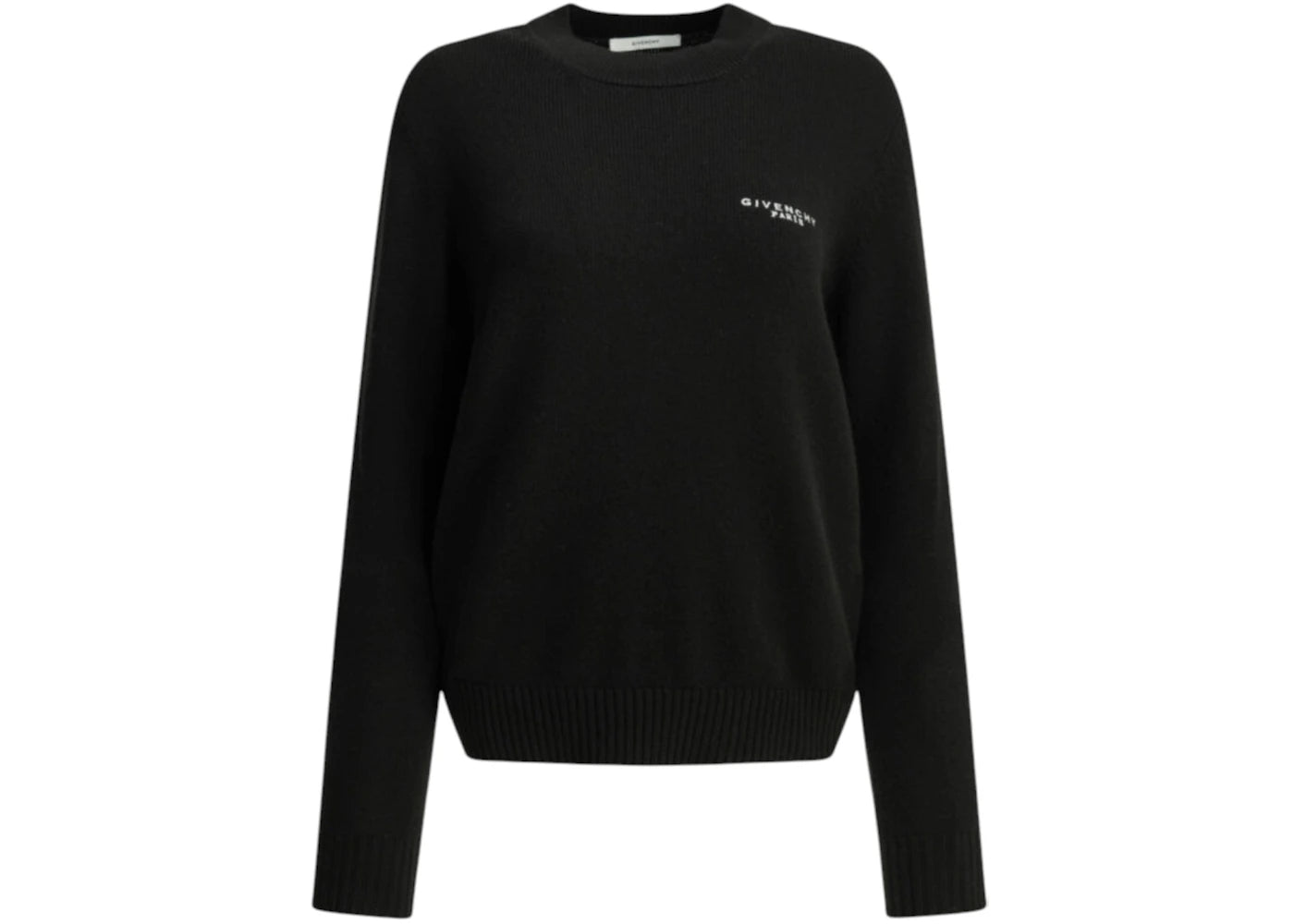 Givenchy Crewneck Logo Sweater Black - vue secondaire A