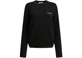 Givenchy Crewneck Logo Sweater Black