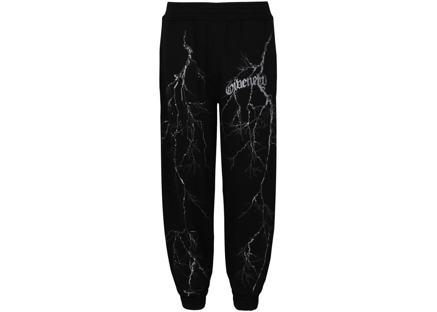 Givenchy Crystal-Cut Sweatpants Black - vue secondaire A