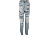 Givenchy Distressed Jeans Light Blue