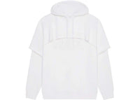Givenchy Double Layered Hoodie in Felpa White