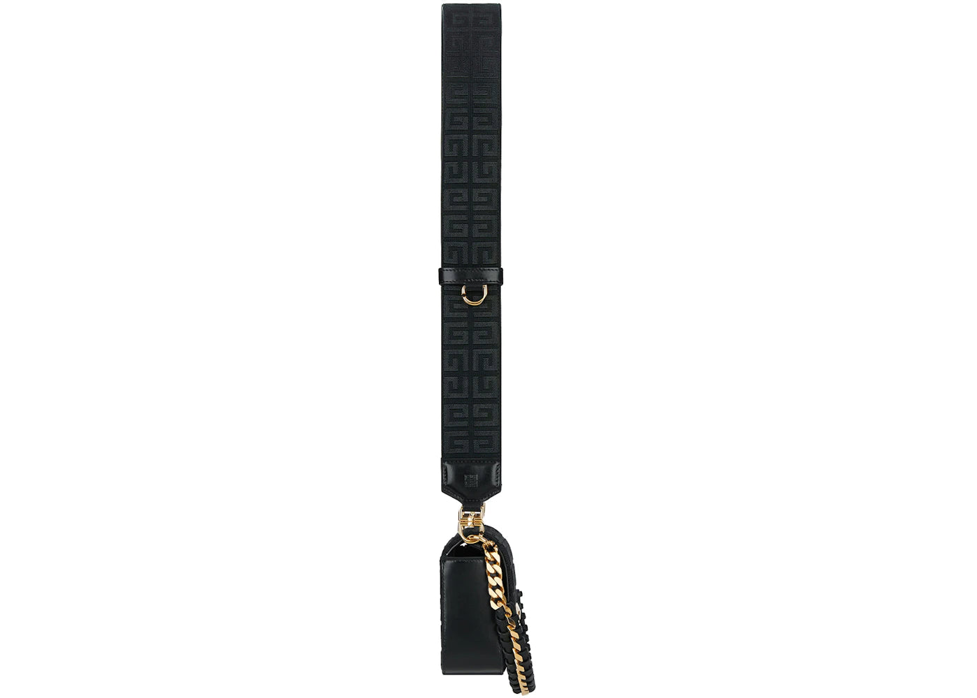 Givenchy Embroidered Canvas Bag Small 4G Black - vue secondaire B