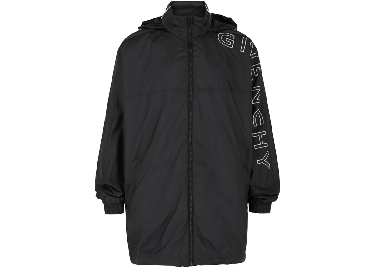Givenchy Embroidered Logo Windbreaker Black - vue secondaire A