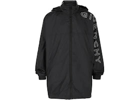 Givenchy Embroidered Logo Windbreaker Black