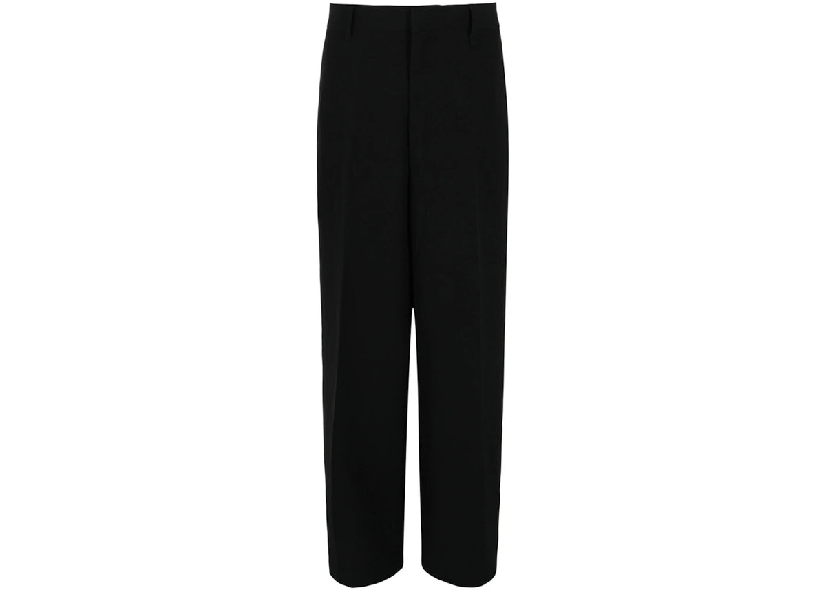 Givenchy Extra Wide-Leg Wool Trousers Black - vue secondaire A