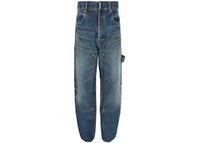 Givenchy Faded Carpenter Jeans Blue