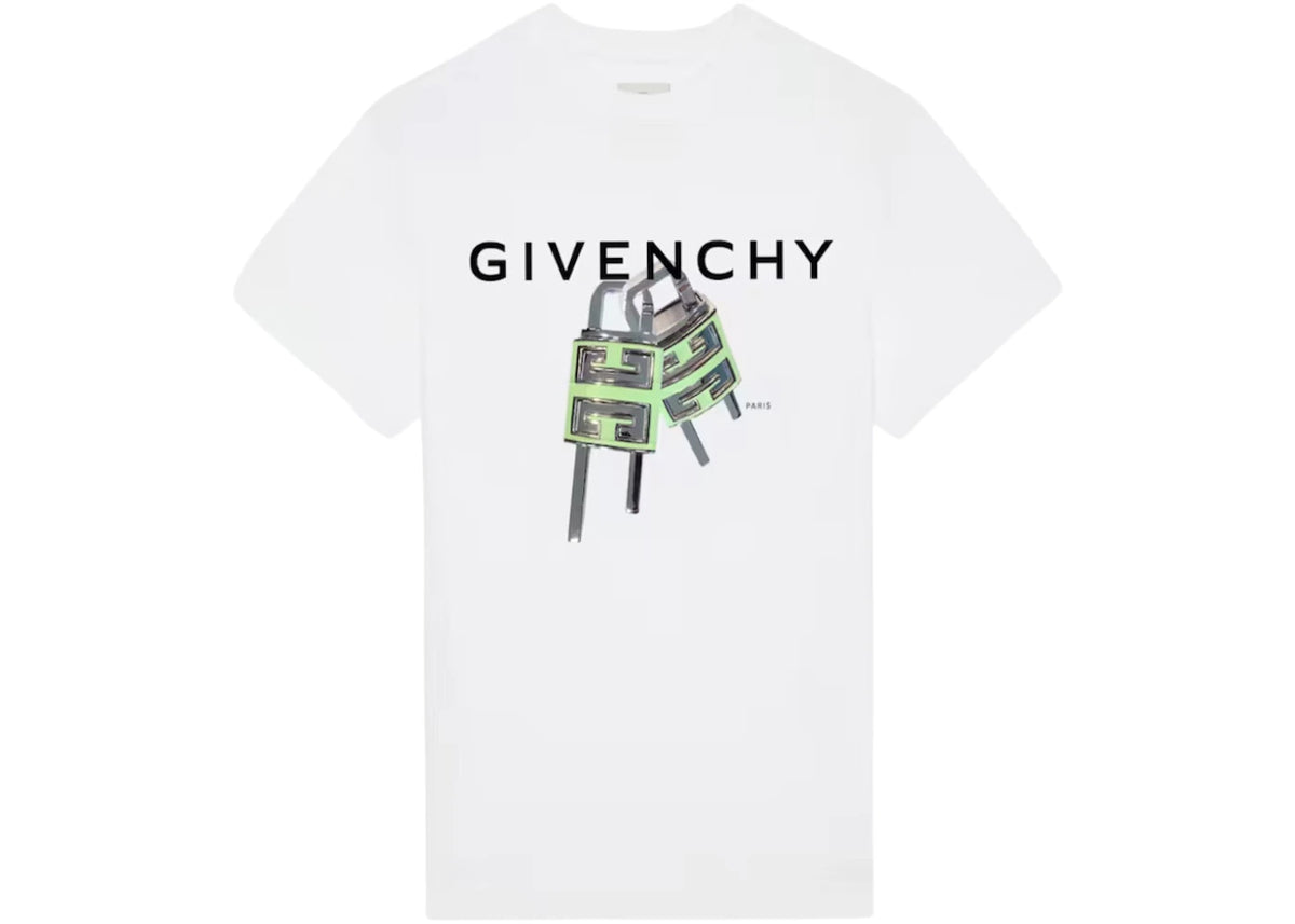 Givenchy Lock T-Shirt White - vue secondaire A