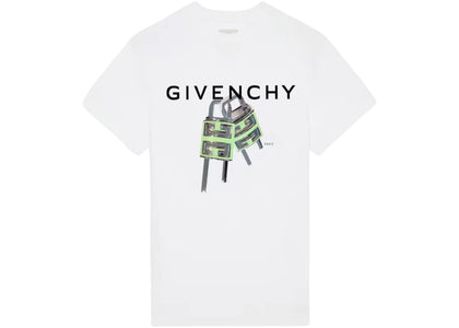 Givenchy Lock T-Shirt White - apparel view 2