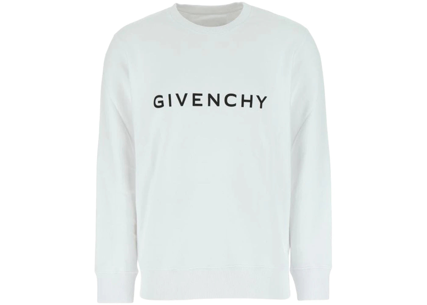 Givenchy Logo Print Slim Fit Sweatshirt White - vue 360