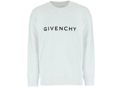Givenchy Logo Print Slim Fit Sweatshirt White