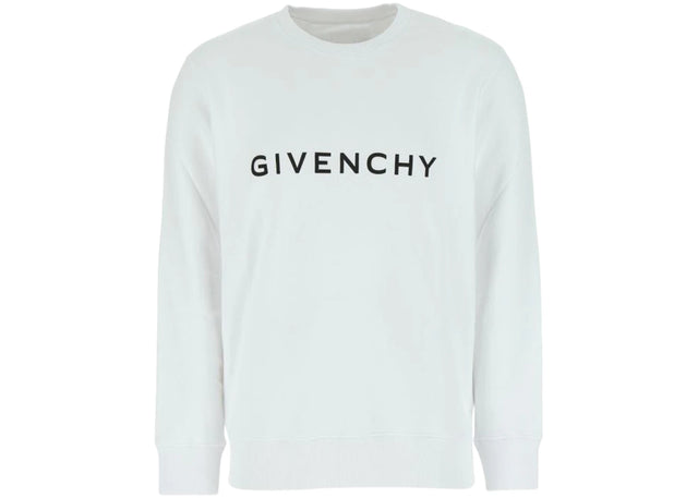 Givenchy Logo Print Slim Fit Sweatshirt White