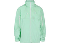 Givenchy Logo Printed Hooded Windbreaker Mint