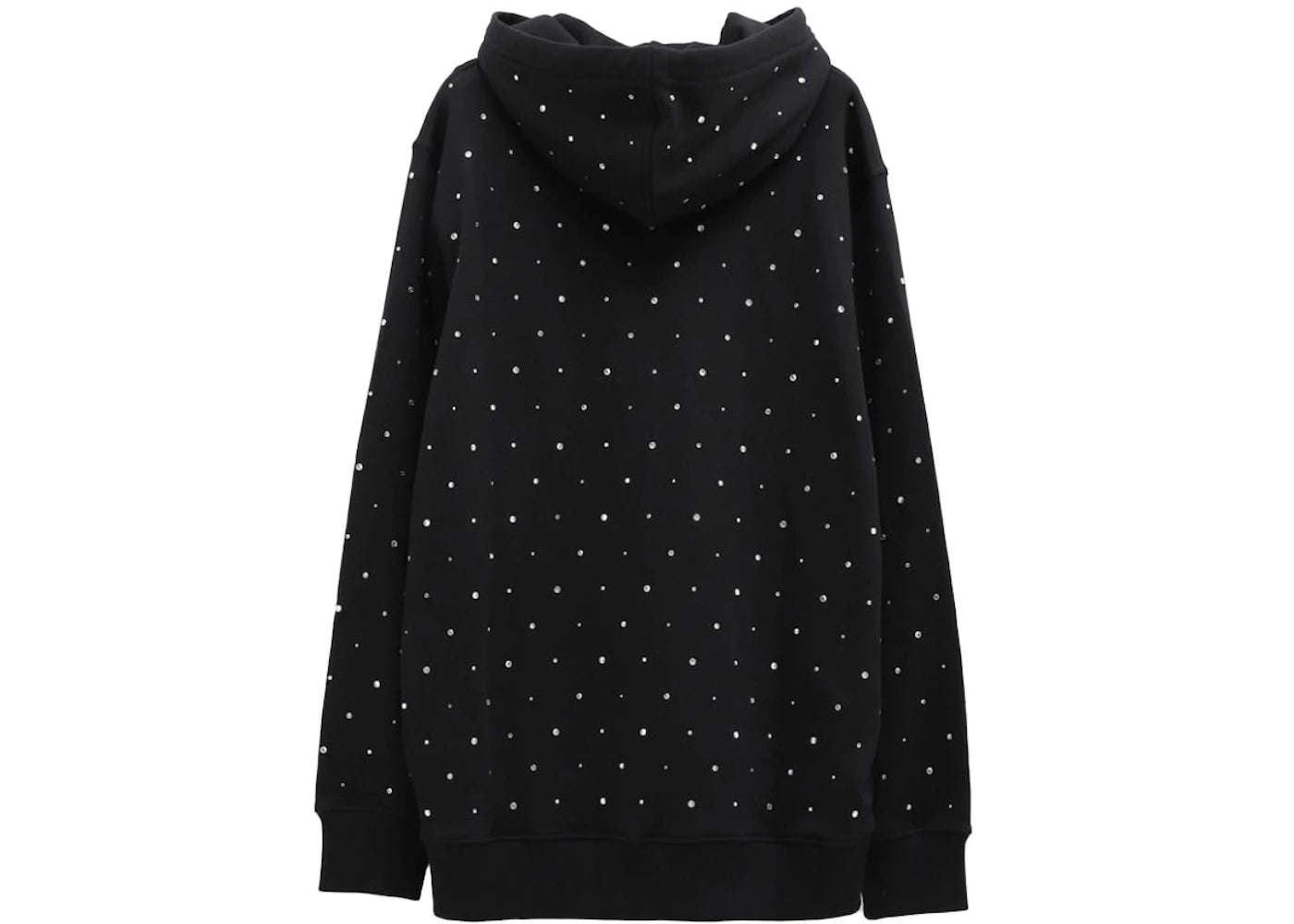 Givenchy Logo Strass Hoodie Black - vue secondaire B