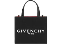 Givenchy Mini G-Tote Shopping Bag in Canvas Black