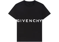 Givenchy Oversized Logo Embroidered T-shirt Black