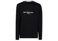 Givenchy Paris Logo Crewneck Black
