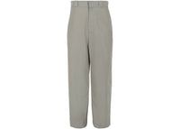 Givenchy Raw-Cut Woven Pants Stone Grey