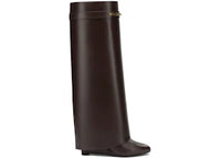 Givenchy Shark Pinch Boots Brown Calf Leather (Women's)
