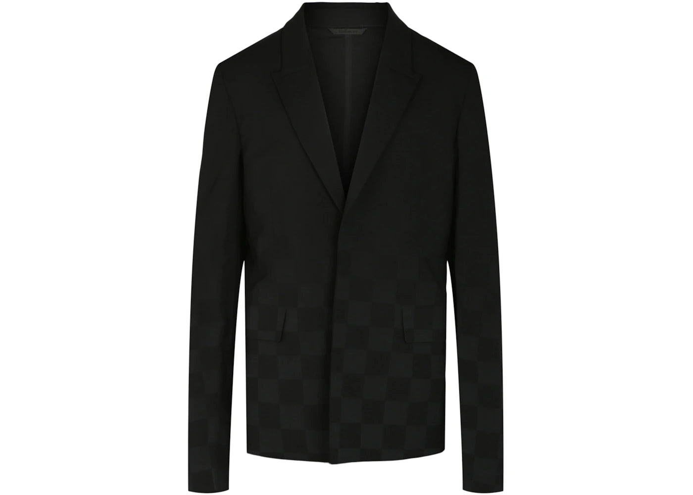 Givenchy Slim Fit Micro Windowpane Check Blazer Black - vue secondaire A