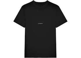 Givenchy Slim Fit Printed Jersey T-Shirt Black/White