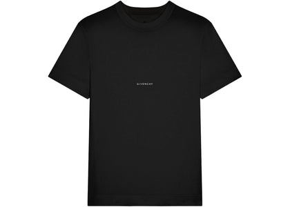 Givenchy Slim Fit Printed Jersey T-Shirt Black/White - apparel view 2