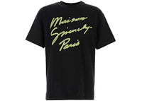 Givenchy Slogan Embroidered Crewneck T-shirt Black