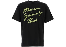 Givenchy Slogan Embroidered Crewneck T-shirt Black - authentic Givenchy apparel