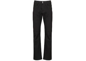Givenchy Straight Leg Jeans Black - vue 360