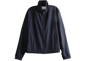Givenchy Striped Zipped Blouson Jacket Navy - vue 360