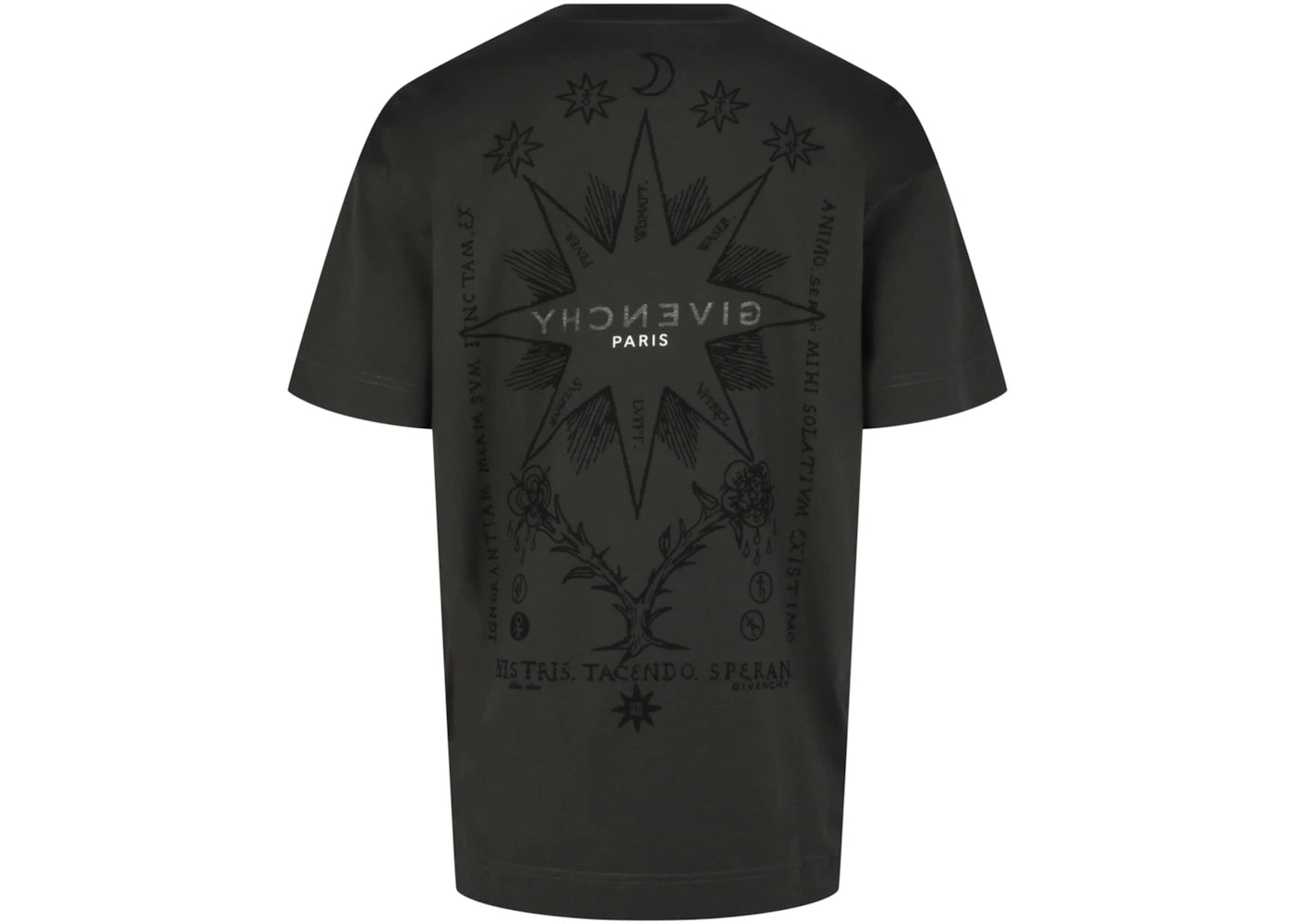 Givenchy Tarot Print T-shirt Grey - vue secondaire B