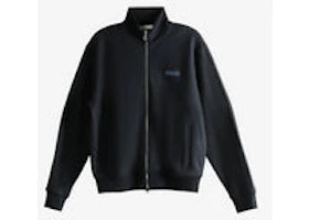 Givenchy Track Pintuck Sleeve Top Navy
